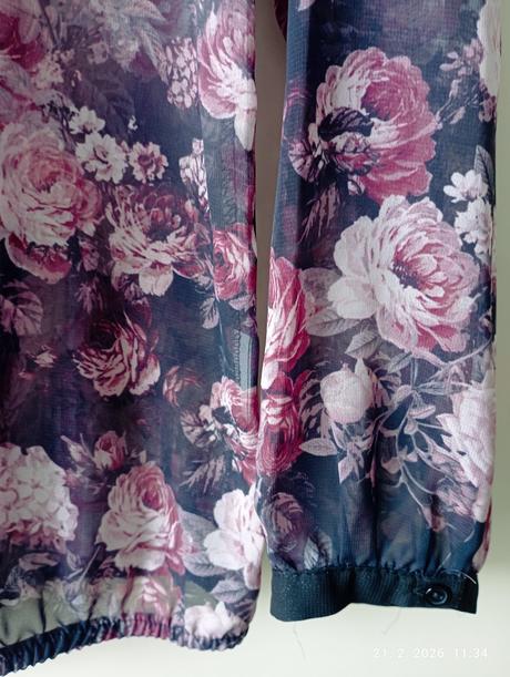 Priehľadná kvetinová tunika (už s poštovným), orsay,m