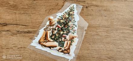 Nažehľovacia nálepka -christmas time- 16,5 x 24cm, 