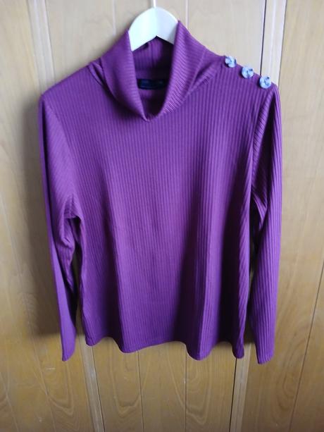 Bordový  rolák, xl