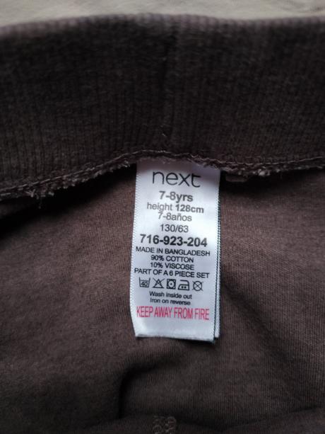 Dvojdielne pyžamo hnedé, next,128