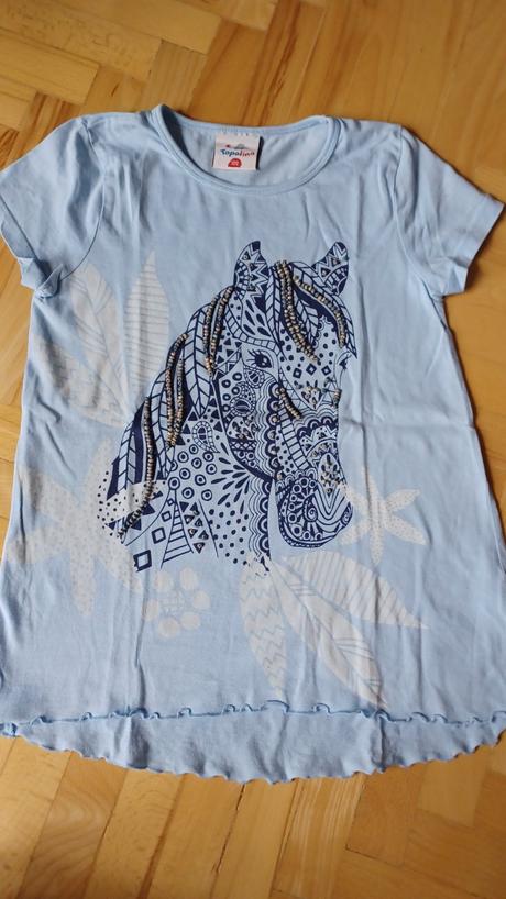Predĺžené tričko, veľ. 122, topolino,122
