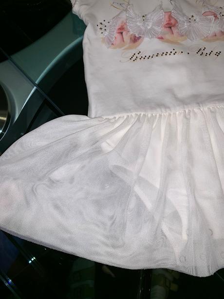 Blumarine baby anjelikove dievčenské šaty vel.18 m, 98