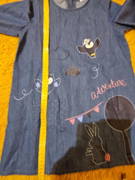 Šaty rifĺové tenké 122, lindex,122