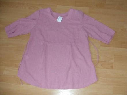 Tehotenska bluzka, staroruzova - nenosena, 40