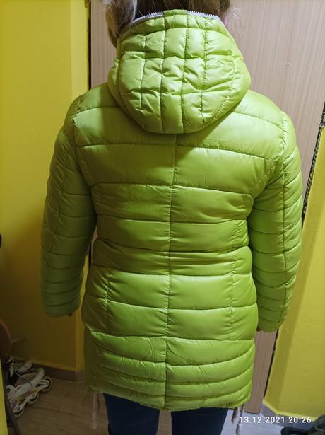 Zelená zimná bunda, xxl