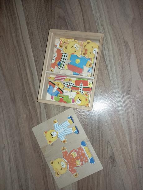 Drevená skladačka - puzzle,