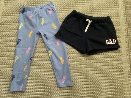 Gap legíny a šortky 122, gap,122