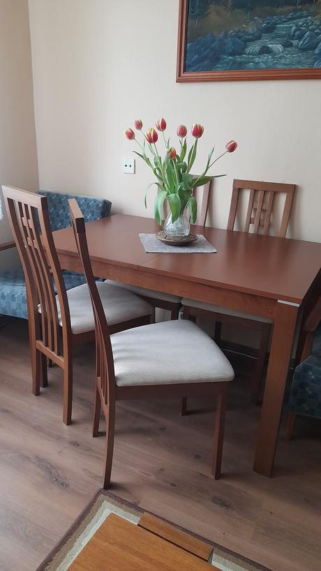 Jedálenský stôl so stoličkami,