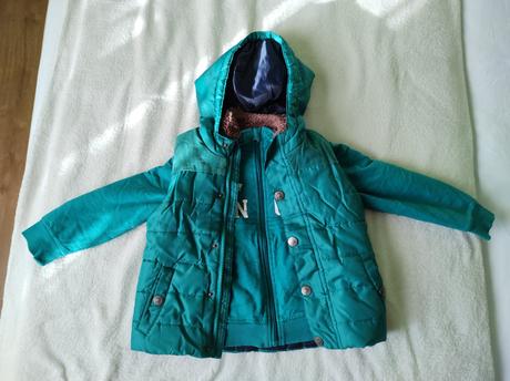 Teplučka mikina s vestou, lupilu,98