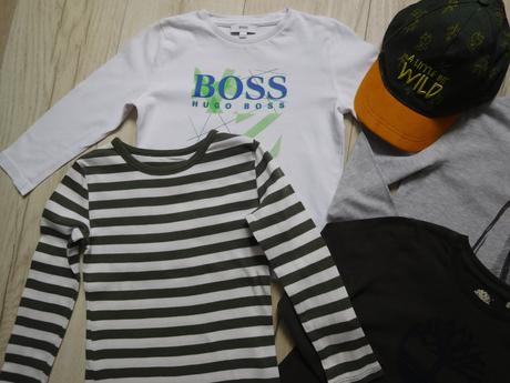 Tričko bavlnené dlhý rukáv- 4 rokov, 104 veľkosť., hugo boss,104