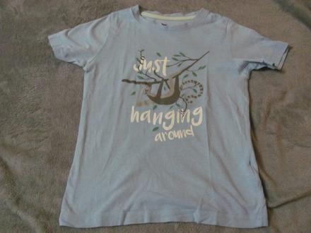 Modré tričko, lupilu,110