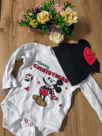 Disney body + čiapka, disney,68