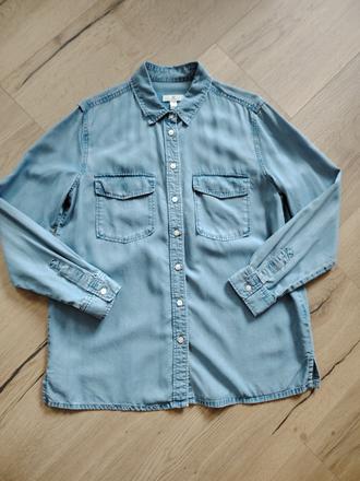 Riflová košeľa h&m, h&m,38