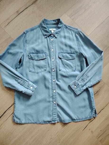 Riflová košeľa h&m, h&m,38
