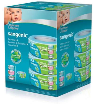 Náhradné kazety sangenic univerzáne 3ks,