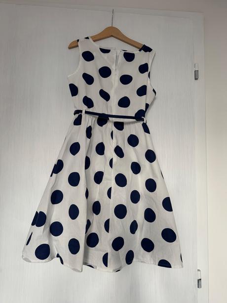 Bodkovane saty bonprix 146, bonprix,146