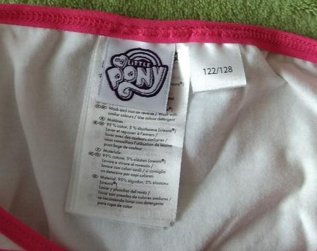 Súprava spodné prádlo my little pony, 128