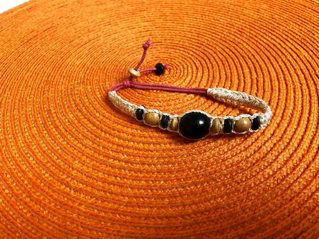 Naturálny drevený náramok, 