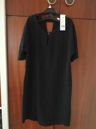 Ľahunke čierne šaty, f&f,36