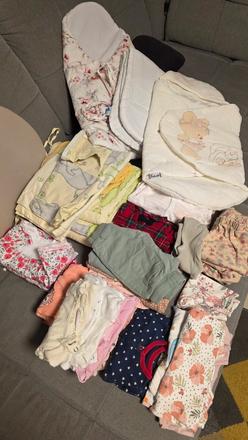 Babatkovske oblecenie pre dievcatko balik 0-3m, 50–62