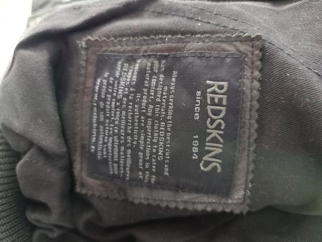 Redskins kožená bunda bombera, m