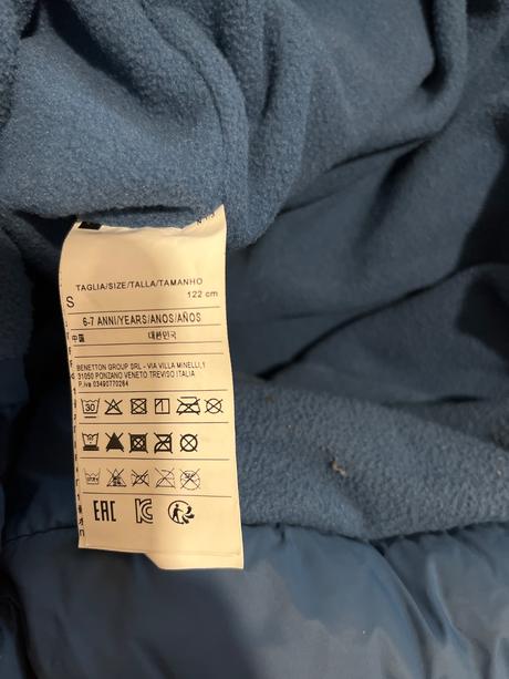 Zimná unda benetton, benetton,122