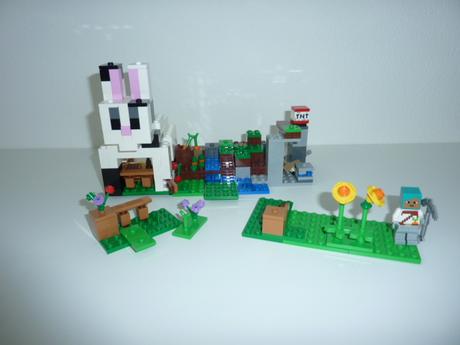 Lego minecraft králičí ranč,