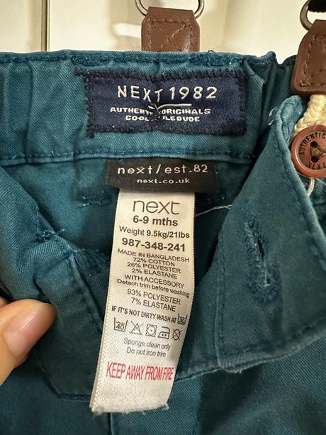 Chlapčenske nohavice na traky next, next,68