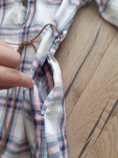 Kockovana kosela / tunika, h&m,122