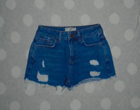 Riflové šortky na 11 rokov, new look,146