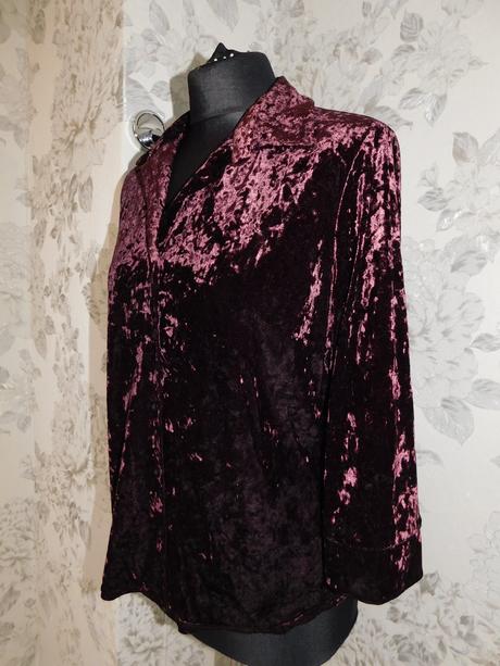 Zamatova košelova bluzka, 40