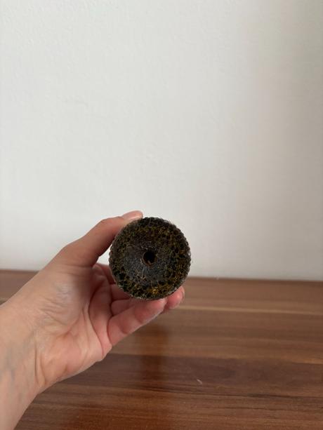 Drevená dekoračná váza, 