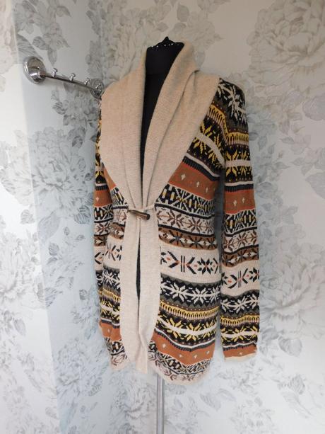 Pekny pleteny kardigan, h&m,36