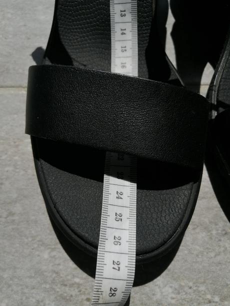 Sandále ecco, koža, čierne, v 39,vd 26, pevná cena, ecco,39