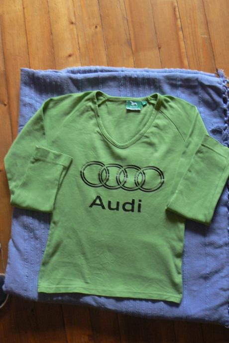 2 x triko zn. adler s potlačou loga auta, 176