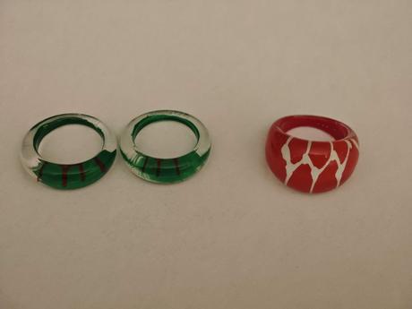 Krásne dievčenské prstienky 10 ks, 