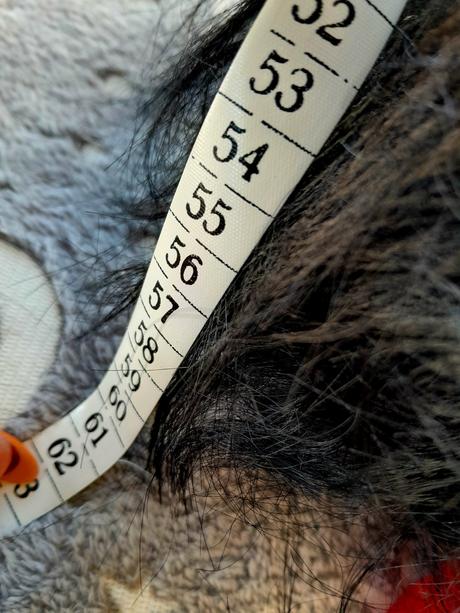 Čierna parochňa 60 cm, 