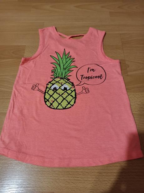 Dievčenské tričko na ramienka, 134