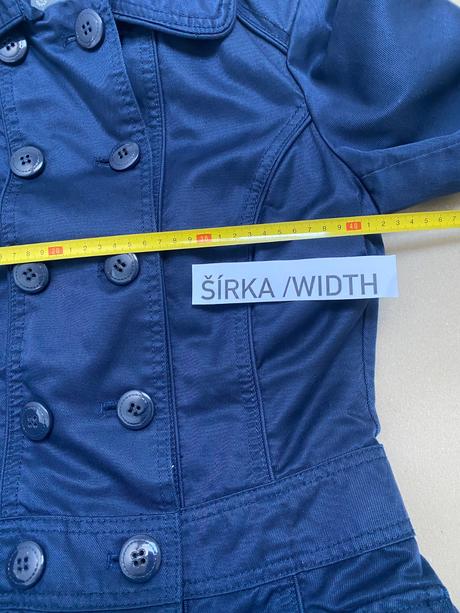 Modrý kabát s, s