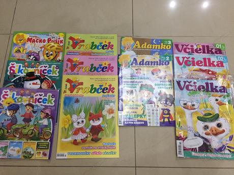 Predam nove detské časopisy,