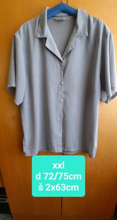 Sivá blúzka, xxl