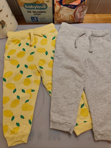 2x bavlnené tepláky, sinsay,92