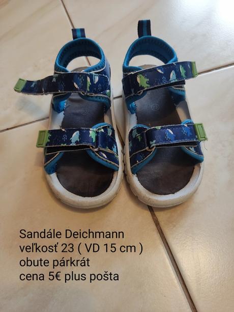 Detské sandále, deichmann,23