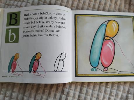 Maľovane pismena kniha,