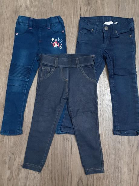 Predám 2ks rifle+ legíny, h&m,92