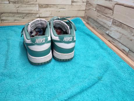 Nike 37,5 - dámske kožené bielo zelené, nike,37