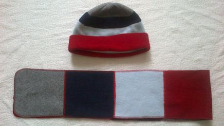 Čiapka a dlhý šál farebnej kmbinácie, veľ.116-146, 146