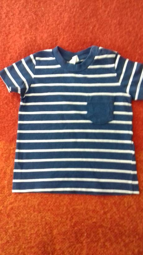 Tričko pásikové zn. hm - č. 74, h&m,74