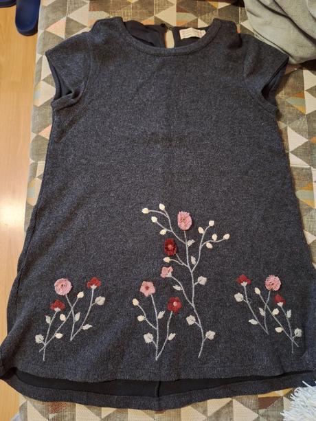 Dievčenské teplejšie šaty, zara,158