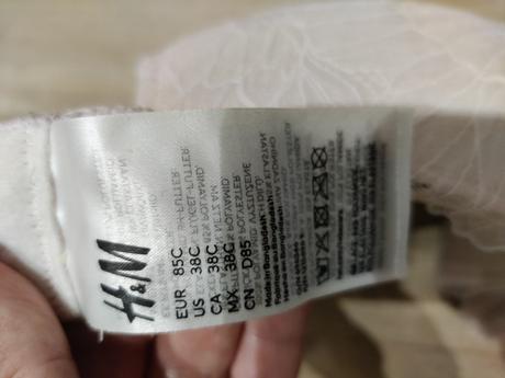 Ružová podprsenka, h&m,85c